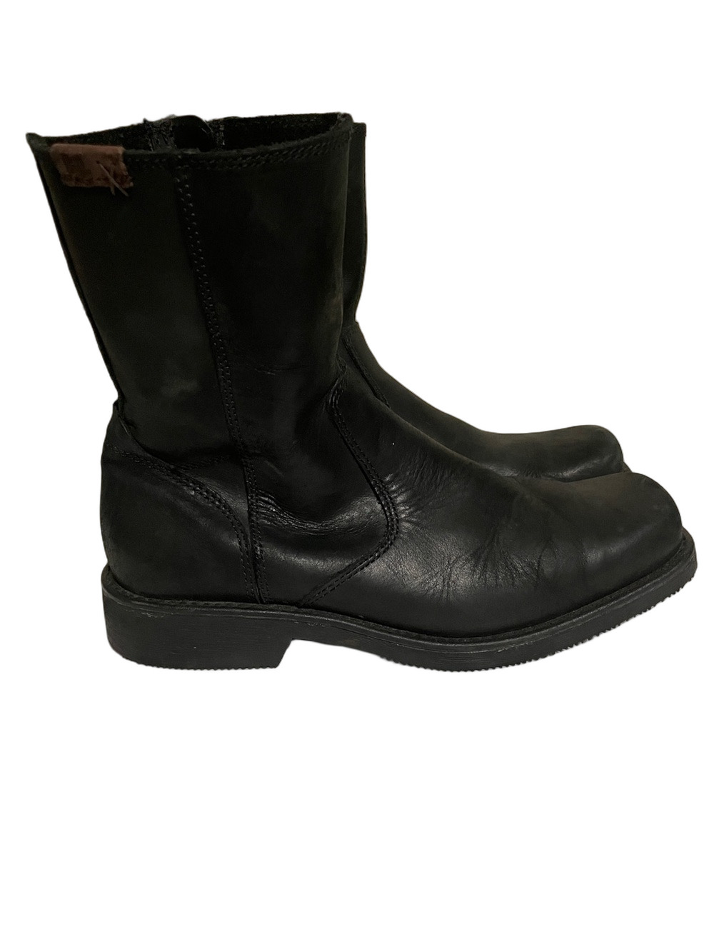 Harley-Davidson Black Darine 94153 Leather Mid-Calf Motorcycle Boots Size 10.5